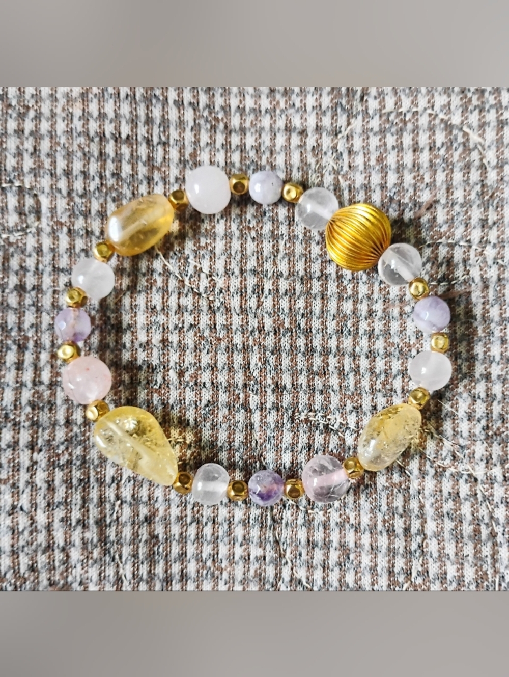 'Happy Family' Quartzes Bracelet